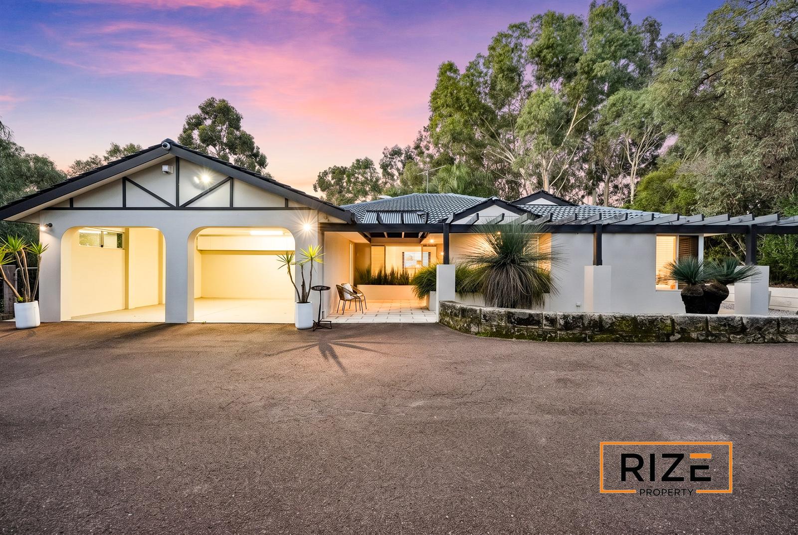 Double carport and wraparound verandah