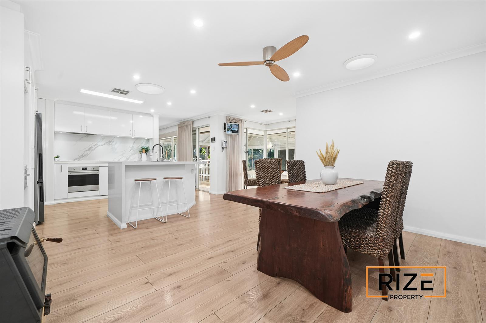 Open-plan family living area